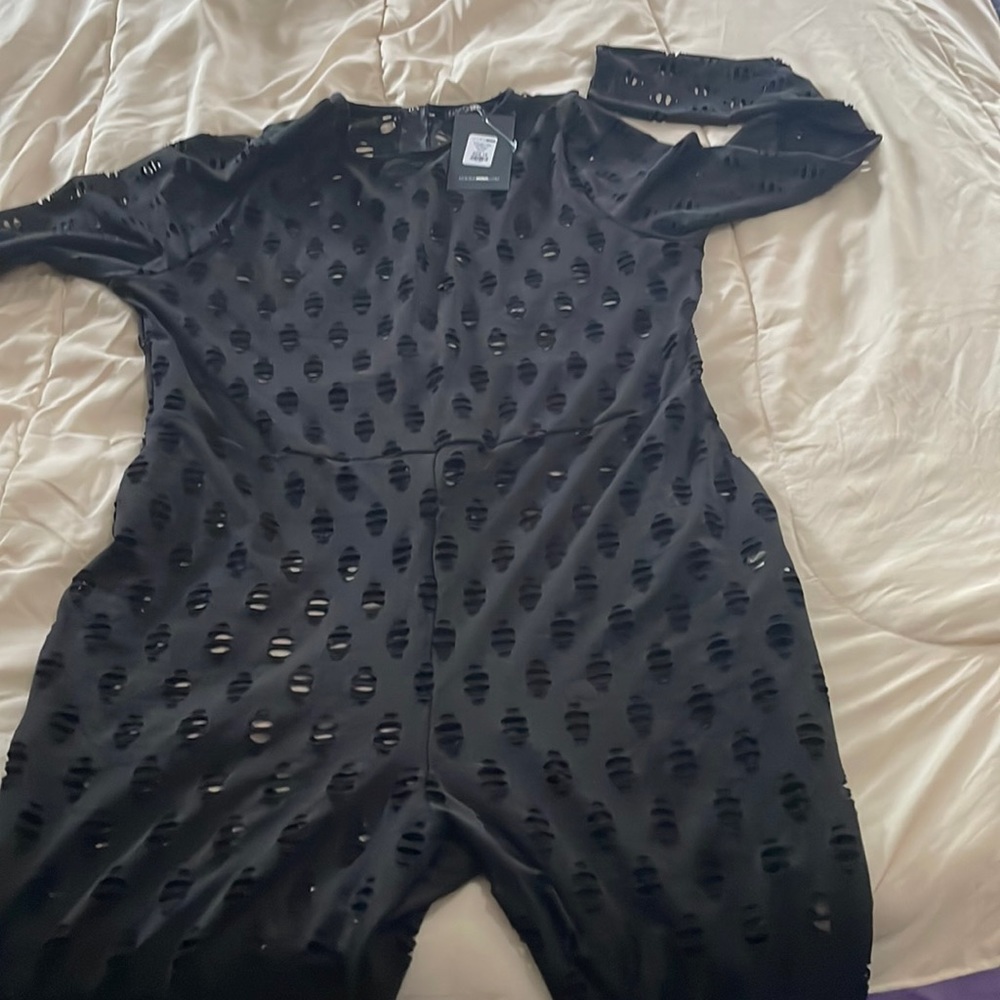 All black jumpsuit size 1x